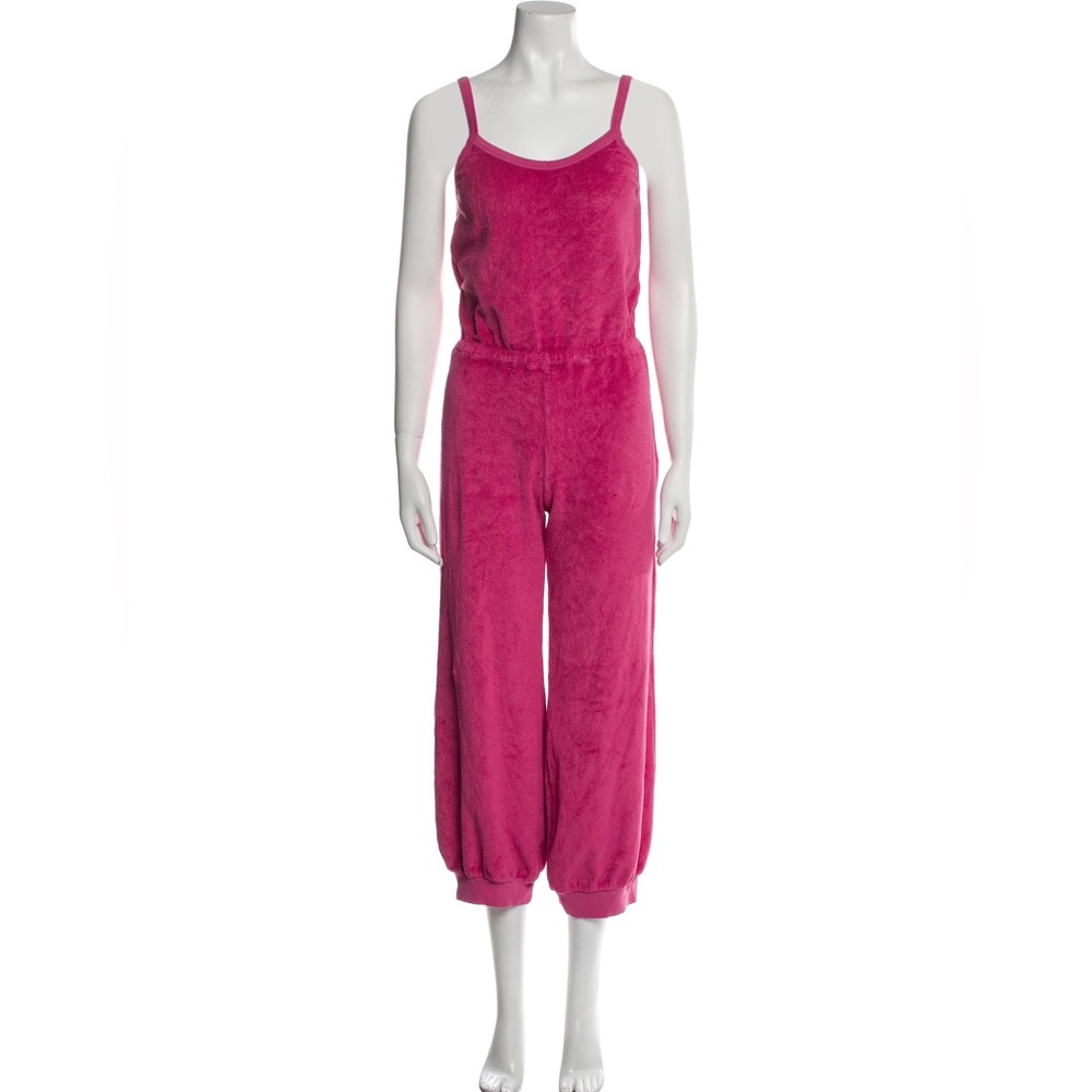 Suzie Kondi Terry Tank Jumpsuit L pink
